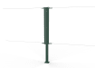 Green Steel Two-Way Strainer Post Kit 