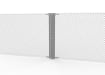 Galvanised Steel Two-Way Strainer Post Kit with mesh 