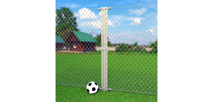 Chain Link System installed around football pitch