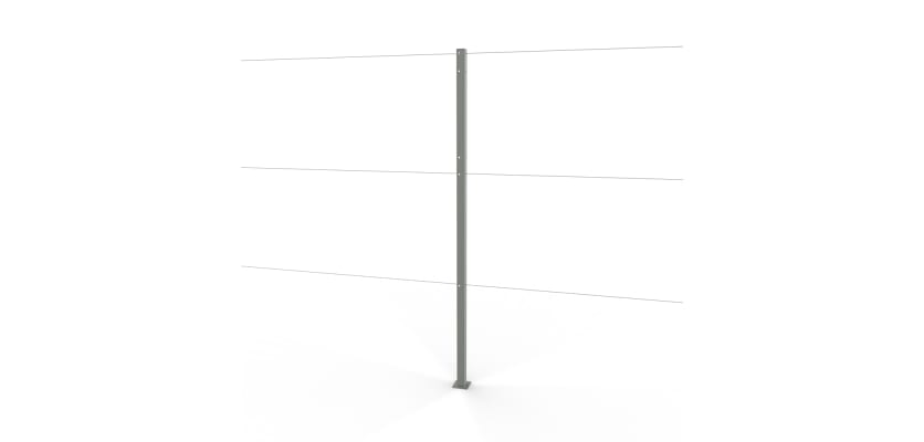 Chain Link Fencing Intermediate Post for 1.5m System