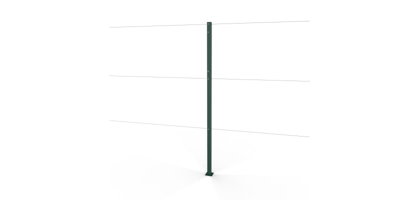 Green Steel Intermediate Post 