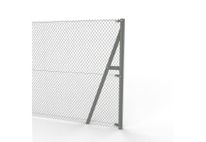 Steel End Strainer Post Kit to Suit 1.5m High Chain Link System