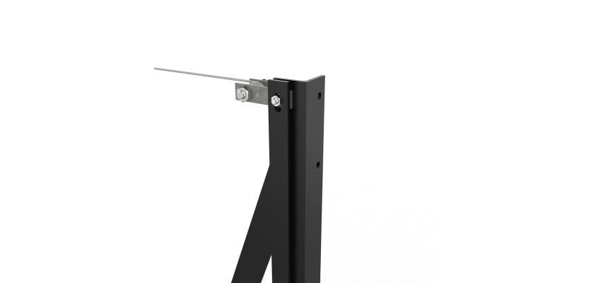 End Strainer in black finish