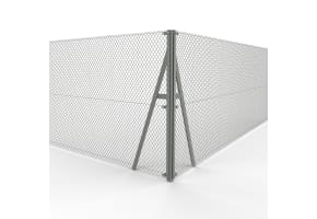 Steel Corner Strainer Post Kit to Suit 1.5m High Chain Link System