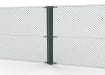 Green Steel Two-Way Strainer Post Kit with Mesh