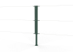 Green Steel Two-Way Strainer Post Kit