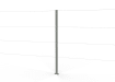 1.8m Chain Link Fencing Intermediate Post