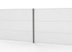 Steel Intermediate Post installed in chain link mesh system
