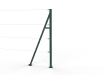Green Steel End Strainer Post 