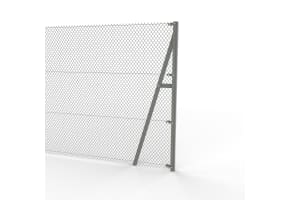 Steel End Strainer Post Kit to Suit 1.8m High Chain Link System
