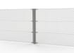 Galvanised Steel Two-Way Strainer Post Kit with mesh