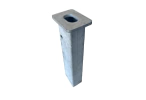 Galvanised Gate Drop Bolt Holder