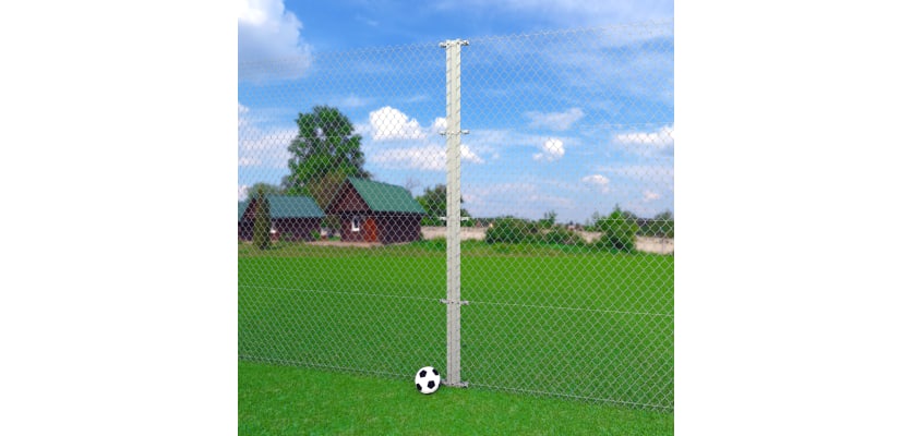 Galvanised Coated Chain Link System 2.75m High