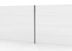 Intermediate post for 2.8m chain link fencing