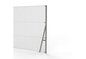 Steel End Strainer Post Kit to Suit 2.4m High Chain Link System