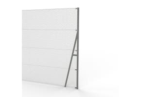 Steel End Strainer Post Kit to Suit 2.75m High Chain Link System