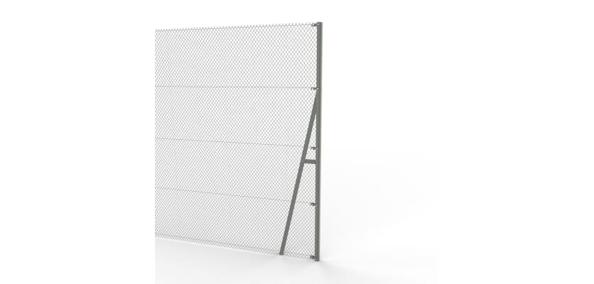 Chain Link End Strainer Post Kit for 2.8m
