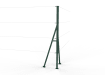 Green Steel Corner Strainer Post Kit 