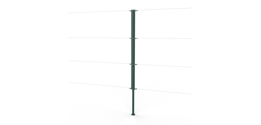 Green Steel Two-Way Strainer Post Kit 