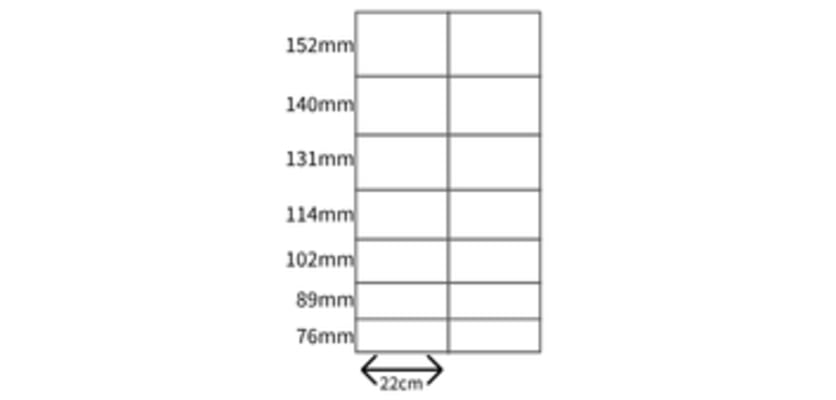 Drawing showing the gap between wires in stock fencing