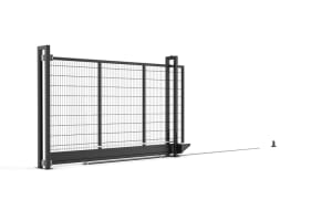 FFL 120T Manual Mesh Tracked Sliding Gate 3.0m - 7.5m Wide