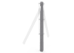 0.9m Concrete Chain Link Corner Post (Isolated)