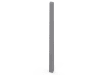 0.9m Concrete Chain Link Intermediate Post (Isolated) 