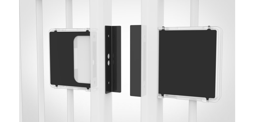 Double EnviroRail Gate with Secure Keep