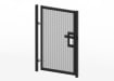 358 prison mesh pedestrian gate kit, measuring 2.0m high by 1.0m wide, featuring durable mesh construction for security and visibility.