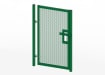 Heavy-duty 2.0m high by 1.0m wide prison mesh pedestrian gate kit, designed for secure access control.