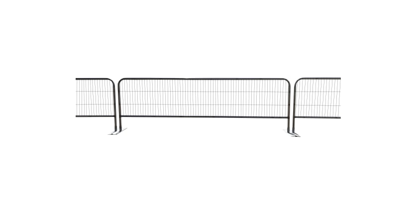 3.5m Smartweld Pedestrian Mesh Crowd Control Barrier 100 Package Deal