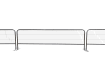 3.5m Smartweld Pedestrian Mesh Crowd Control Barrier 100 Package Deal