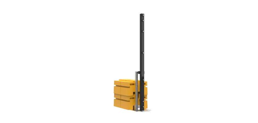 RapidShield® V Mesh End Post System