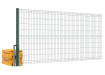 Green 2.0m High RapidShield® V Mesh Intermediate Fencing Kit 