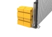 2.4m high RapidShield® 358 mesh fencing kit with posts and fittings, designed for temporary security and crowd control.