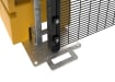 2.4m high RapidShield® 358 mesh fencing kit with durable framework and easy assembly features, ideal for temporary site security.
