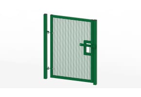 3.0m High x 1.0m Wide 358 Prison Mesh Single Leaf Gate Kit 