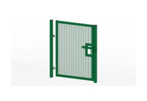  3.0m High x 1.5m Wide 358 Prison Mesh Single Leaf Gate Kit