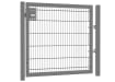 An Apollo 1.2m High by 1.2m Wide 868 Twin Mesh Single Leaf Security Gate with Slider 