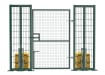Green 2.0m High x 1.2m Wide RapidShield® Single Leaf Gate Kit