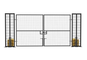 2.4m High x 4.0m Wide RapidShield®Double Leaf Gate Kit - Hire
