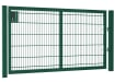 A Green Apollo 1.2m high by 2.5m Wide Twin Mesh gate with Key Lock