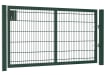 A Green Apollo 1.2m high by 2.5m Wide Twin Mesh gate with Key Lock