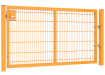 An Apollo 1.2m High by 2.5m Wide Single Leaf 868 Twin Mesh Gate with Slider Kit - Yellow Powder Coated Finish