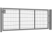 An Apollo 1.2m High by 3.0m Wide 868 Twin Mesh Single Leaf Security Gate with Slider 