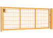 A 1.2m High by 3.0m Wide 868 Twin Mesh Apollo Gate with A Latch and Key Lock - Yellow Powder Coated Finish
