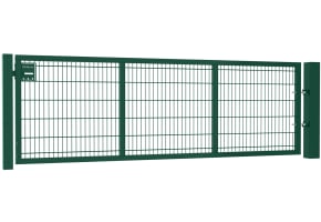 Apollo® 1.2m High x 3.5m Wide 868 Twin Mesh Single Leaf Gate Kit 