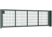 A Green Apollo 1.2m high by 4.0m Wide Twin Mesh gate with Key Lock
