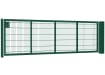 A Green Apollo 1.2m high by 4.0m Wide Twin Mesh gate with Key Lock