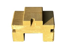  Yellow Fence Ballast Block - 50kg - Hire